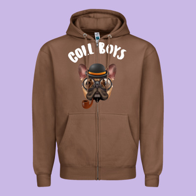 Cool Boys Zipper Hoodie Designed By Bettercallsaul