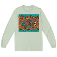 Matcha she is strong gemstone sunflower leopard Long Sleeve Tee - Artiststas