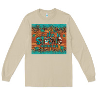 Mushroom she is strong gemstone sunflower leopard Long Sleeve Tee - Artiststas