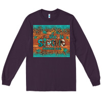 Plum she is strong gemstone sunflower leopard Long Sleeve Tee - Artiststas