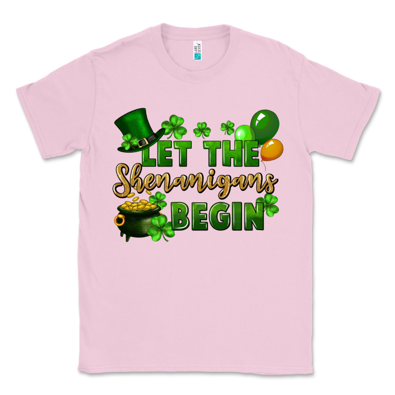 Let The Shenanigans Begin St. Patricks Day Classic Tee by FaDigitalArtStudio | Teevron