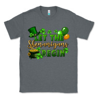 Charcoal Heather Let the shenanigans begin St. Patricks Day Classic Tee - FaDigitalArtStudio