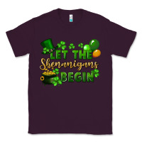 Plum Let the shenanigans begin St. Patricks Day Classic Tee - FaDigitalArtStudio