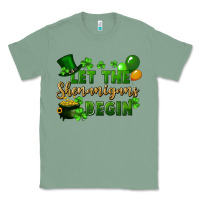 Sage Let the shenanigans begin St. Patricks Day Classic Tee - FaDigitalArtStudio