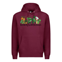 Burgundy st. patricks day registered nurse lpn heart Premium Hoodie - BarkalooDesign