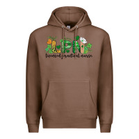 Chestnut st. patricks day registered nurse lpn heart Premium Hoodie - BarkalooDesign