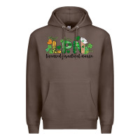 Coffee st. patricks day registered nurse lpn heart Premium Hoodie - BarkalooDesign