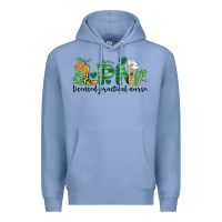 Colony Blue st. patricks day registered nurse lpn heart Premium Hoodie - BarkalooDesign