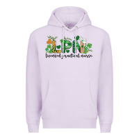 Lilac st. patricks day registered nurse lpn heart Premium Hoodie - BarkalooDesign