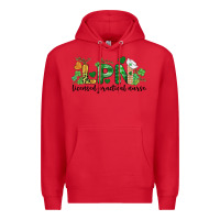 Red st. patricks day registered nurse lpn heart Premium Hoodie - BarkalooDesign