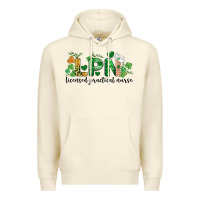 Sandshell st. patricks day registered nurse lpn heart Premium Hoodie - BarkalooDesign