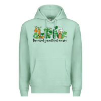 Seafoam st. patricks day registered nurse lpn heart Premium Hoodie - BarkalooDesign