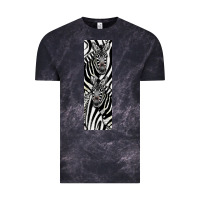 Cloud Black Zebra Vintage Tee - LillyAllenDesigns