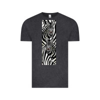 Vintage Black Zebra Vintage Tee - LillyAllenDesigns