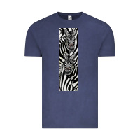 Vintage Denim Zebra Vintage Tee - LillyAllenDesigns