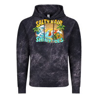 Cloud Black salty hair sandy toes summer Vintage Hoodie - BarkalooDesign