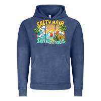 Vintage Denim salty hair sandy toes summer Vintage Hoodie - BarkalooDesign