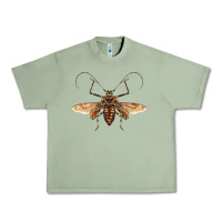 Oil Green acrocinus beetle with wings Urban Heavy Tee - LillyAllenDesigns
