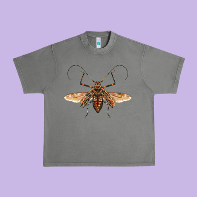 Acrocinus Beetle With Wings Urban Heavy Tee Designed By Lillyallendesigns