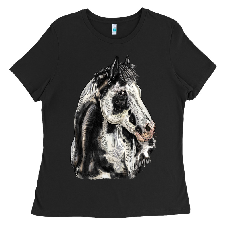 Paint Horse Ladies Tee by LillyAllenDesigns | Teevron