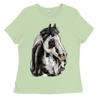 Matcha paint horse Ladies Tee - LillyAllenDesigns