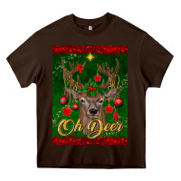 Chocolate Brown oh deer car air freshener Heavy Core Tee - BundleAndBundleShop