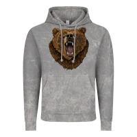 Cloud Rock bear head Vintage Hoodie - BarkalooDesign