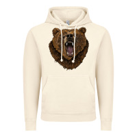 Vintage Artic bear head Vintage Hoodie - BarkalooDesign