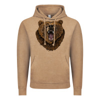 Vintage Coffee bear head Vintage Hoodie - BarkalooDesign