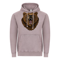 Vintage Zinc bear head Vintage Hoodie - BarkalooDesign