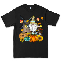 Black Happy Fall Premium Tee - CowhideDigitalArt