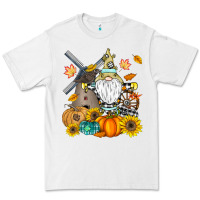 White Happy Fall Premium Tee - CowhideDigitalArt