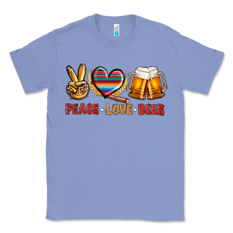 Peace Love Beer Bbs Classic Tee by BundleAndBundleShop | Teevron