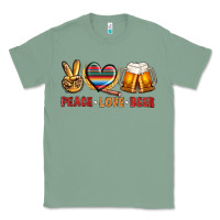Sage peace love beer bbs Classic Tee - BundleAndBundleShop