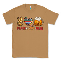 Toasted Coconut peace love beer bbs Classic Tee - BundleAndBundleShop