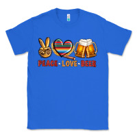 True Royal peace love beer bbs Classic Tee - BundleAndBundleShop