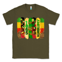 Army Green juneteenth brushstrokes Classic Tee - BarkalooDesign