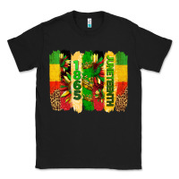 Black juneteenth brushstrokes Classic Tee - BarkalooDesign
