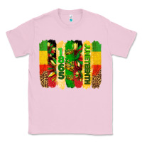Bubblegum Pink juneteenth brushstrokes Classic Tee - BarkalooDesign