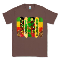 Chestnut juneteenth brushstrokes Classic Tee - BarkalooDesign