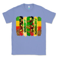 Colony Blue juneteenth brushstrokes Classic Tee - BarkalooDesign