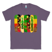 Lavender juneteenth brushstrokes Classic Tee - BarkalooDesign