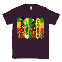 Plum juneteenth brushstrokes Classic Tee - BarkalooDesign