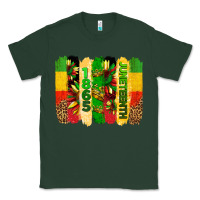 Sports Green juneteenth brushstrokes Classic Tee - BarkalooDesign