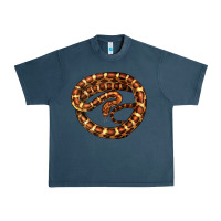 Midnight Navy Corn Snake Illustrations Urban Heavy Tee - LillyAllenDesigns