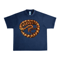 Navy Corn Snake Illustrations Urban Heavy Tee - LillyAllenDesigns