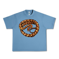 Pebble Blue Corn Snake Illustrations Urban Heavy Tee - LillyAllenDesigns