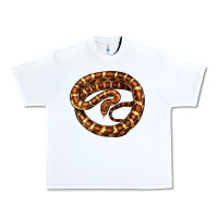 White Corn Snake Illustrations Urban Heavy Tee - LillyAllenDesigns