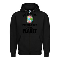 Black Destroy the patriarchy not the planet Zipper Hoodie - Bettercallsaul