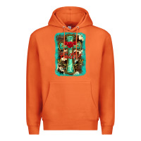 Carrot cross faith background Premium Hoodie - BarkalooDesign